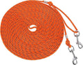 Reflective Cat Leash -30FT Cat Cable Out Escape Proof Walking Leads Yard Long Durable Safe Personalized Extender Leash Traning Play Outdoor for Puppies/Kittens/Rabbits/Small Animals