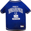 NFL Indianapolis Colts Dog T-shirt Large. - Licensed Shirt for Pets Team Colored with Team Logos- Premium Stretchable Materials for the comfort of your Dog & Cat