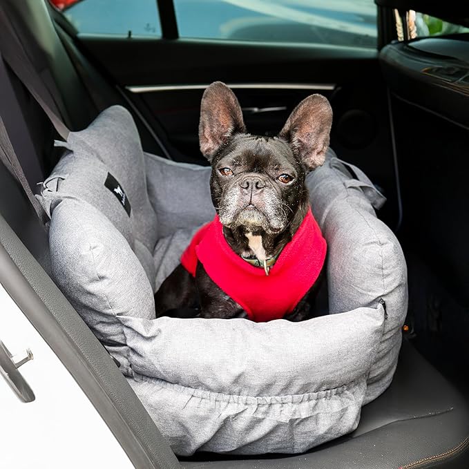 JACKO & CO - Fleece Vest Dog Sweater with Leash Ring - Soft, Warm & Lightweight Pullover Coat for Small & Medium Dogs, Puppies & Cats - Cozy Fall/Winter/Spring Pet Jacket (Red, XX-Large 25-35lbs)