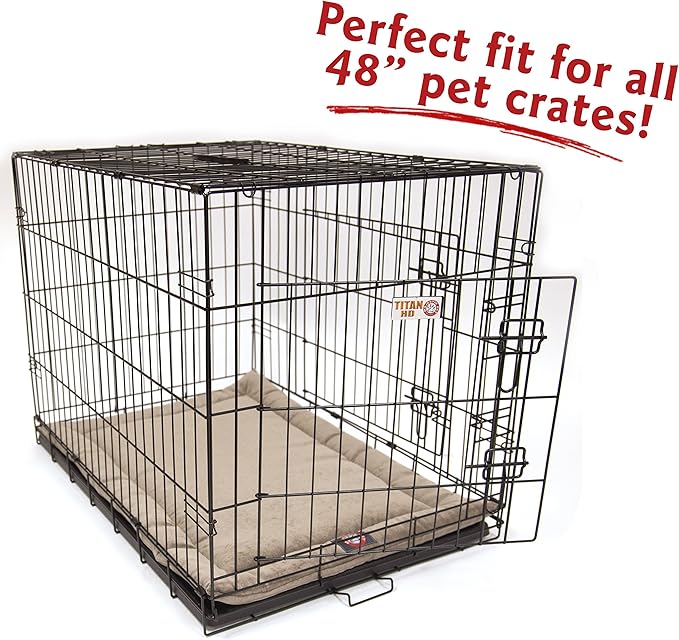 48" Villa Pearl Crate Dog Bed Mat By Majestic Pet Products