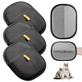 3 Pcs Electrostatic Pet Hair Removal Gloves with Bidirectional Bristle Design, Washable Reusable Cat Dog Hair Remover Grooming Glove Tool for Furniture, Bed Sheets,Car Seat (Black)