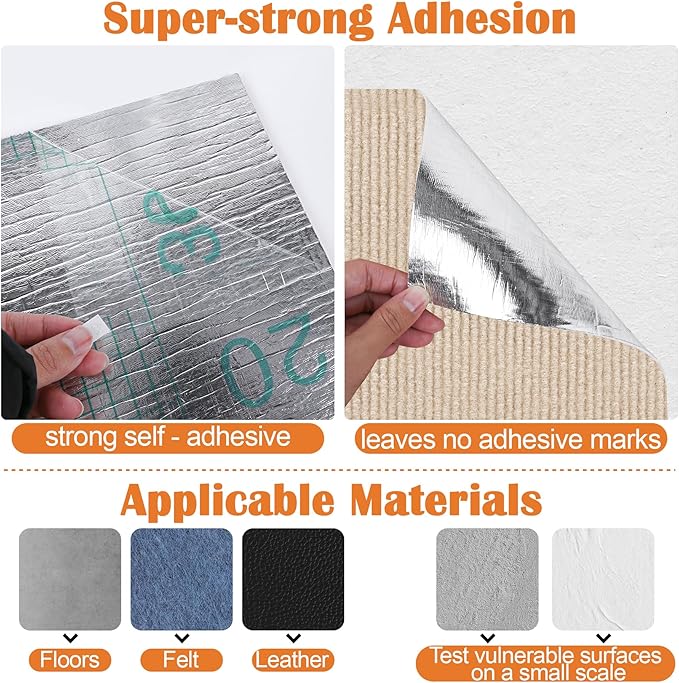 Cat Scratch Deterrent for Furniture - 100" x 15.8" Trimmable Self-Adhesive Cats Claws Scratch Pads, DIY Cat Climbing Couch Protector for Scratch Post Cat Tree Replacement Indoor (Khaki)