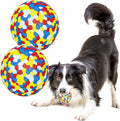 Dog Balls Toys for Aggressive Chewers, Indestructible Durable Bouncy Floating Balls for Dogs to Fetch, Durable Solid Rubber Ball for Training Dog(2 Pack)