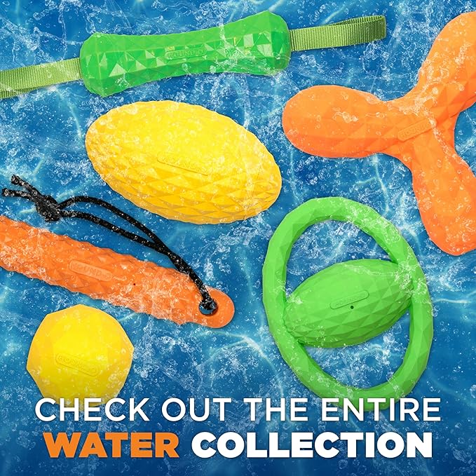 Playology Hound2O Dog Toys | Floating Tug Stick for Tug of War | Green Outdoor Toy - Easy to Clean and Made from Non Toxic Materials