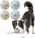 Dog Balls Toys for Aggressive Chewers, Indestructible Durable Bouncy Floating Balls for Dogs to Fetch, Durable Solid Rubber Ball for Training Dog(4 PCS)