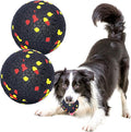 Dog Balls Toys for Aggressive Chewers, Indestructible Durable Bouncy Floating Balls for Dogs to Fetch, Durable Solid Rubber Ball for Training Dog(2 Pack)