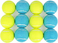 Prime Pets Tennis Balls for Dogs, 2.5 Inch, 12 Pack, Squeaky Dog Toy, Interactive Pet Fetch Ball for Medium and Large Dogs, Squeaky Dog Toys (Random Color Shipping)