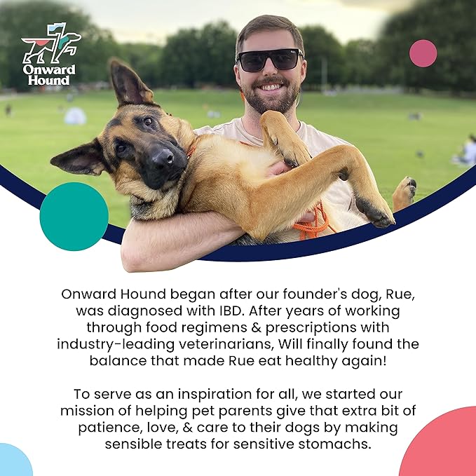 Onward Hound Training Treats for Dogs - Soft Venison - Low Calorie Dog Training Treats for Sensitive Stomachs with Single Source Premium Protein, Corn Free, & Soy Free Formula - 10 oz