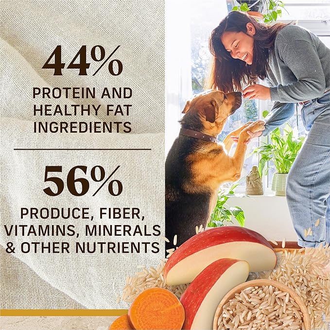 Merrick Healthy Grains Premium Adult Dry Dog Food, Wholesome And Natural Kibble With Chicken And Brown Rice - 12.0 lb. Bag