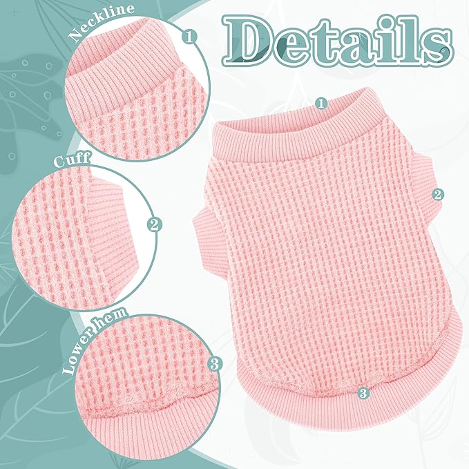 Cozy and Functional Dog Shirts for Small Puppies: Stretchable Wine Red Attire with Easy-On Design, Ideal for Chihuahuas and Yorkies - Enhance Comfort and Playfulness on Chill Days X-Small