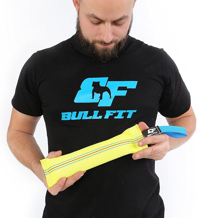 Dog Bite Tug Toy 10 inches - Durable, Interactive Toys for Medium to Large Dogs - Perfect for Tug of War, Fetch & Puppy Training - Safe Fire Hose Dog Tug with Strong Handle - Tough Floating Pull Toy