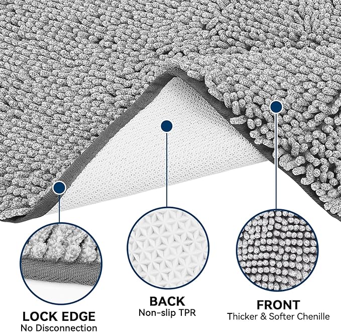 Super Absorbent Dog Door Mat, 30"*20“ Anti Slip Mat for Muddy Paws, Pet Rugs for Dirty Paws Washable That Absorbs Moisture and Dirt, for Dog Cage and Pet Resting Carpet