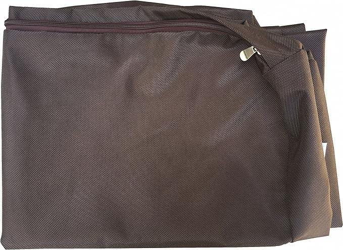 Dogbed4less Orthopedic Gel Memory Foam Dog Bed for Large Dog, Waterproof Liner and Durable Pet Bed Cover, XXL 55X37X4 Inch, 1680 Nylon in Brown.