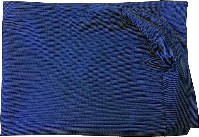 Dogbed4less Orthopedic Waterproof Heavy Duty Gel Memory Foam Dog Bed for Extra Large Dogs, Nylon Cover in Blue, XXL 55X37X4 Inches