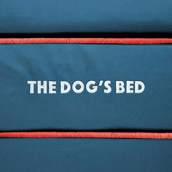 The Dog’s Bed Orthopedic Memory Foam Dog Bed, XL Blue & Red Trim UK Center Flag, Pain Relief for Arthritis, Hip & Elbow Dysplasia, Post Surgery, Supportive, Calming